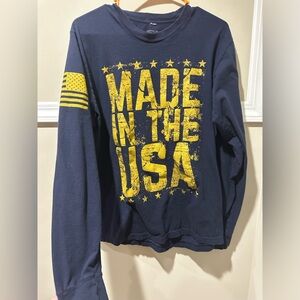 Made in the USA Long sleeve‎ T-shirt